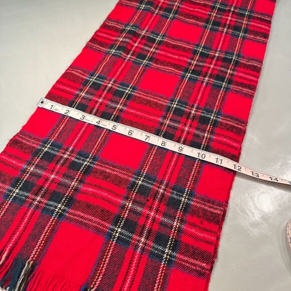 Baltman Co Scarf Wool Fifth Avenue New York Tartan Plaid Shawl Wrap Vintage - Picture 8 of 11